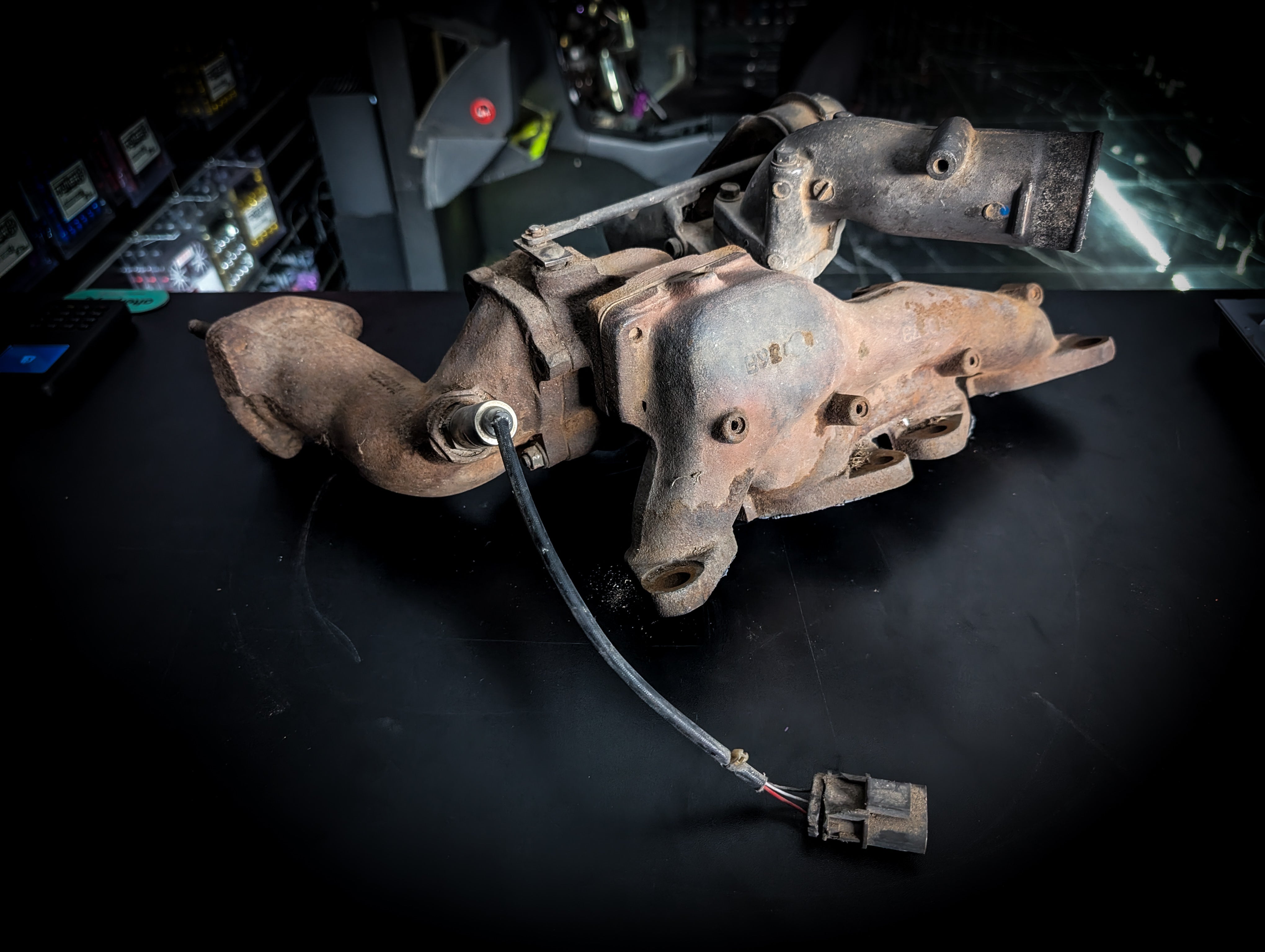 Nissan CA18DET GARRETT Turbo Complete with Dump and Exhaust Manifold