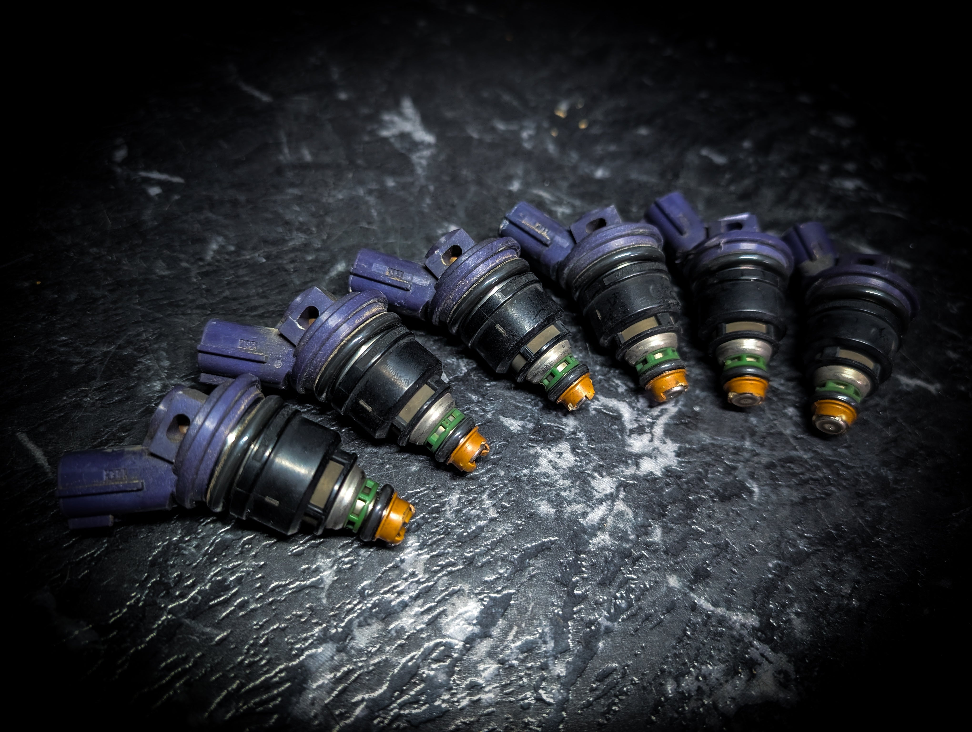 NISSAN R33 Skyline GTST Stock Purple Injectors