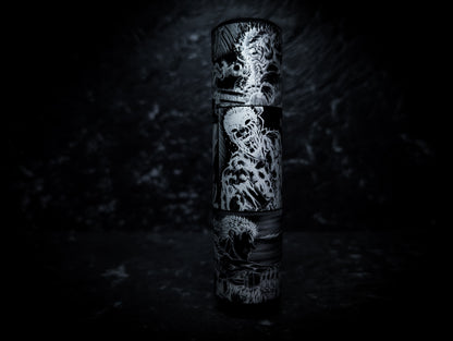 BERSERK Comic Strip Anodized Black V2 Weighted Tall Thick Grip Manual Gear Knob
