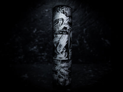 BERSERK Comic Strip Anodized Black V2 Weighted Tall Thick Grip Manual Gear Knob
