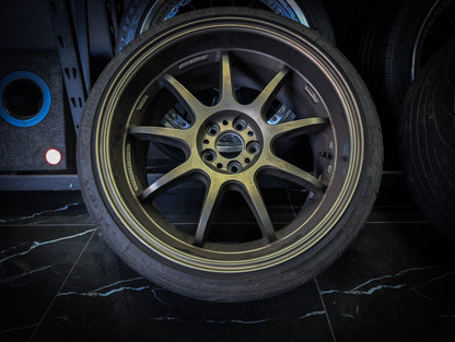18" WORK EMOTION D9R Bronze Wheels x 4
