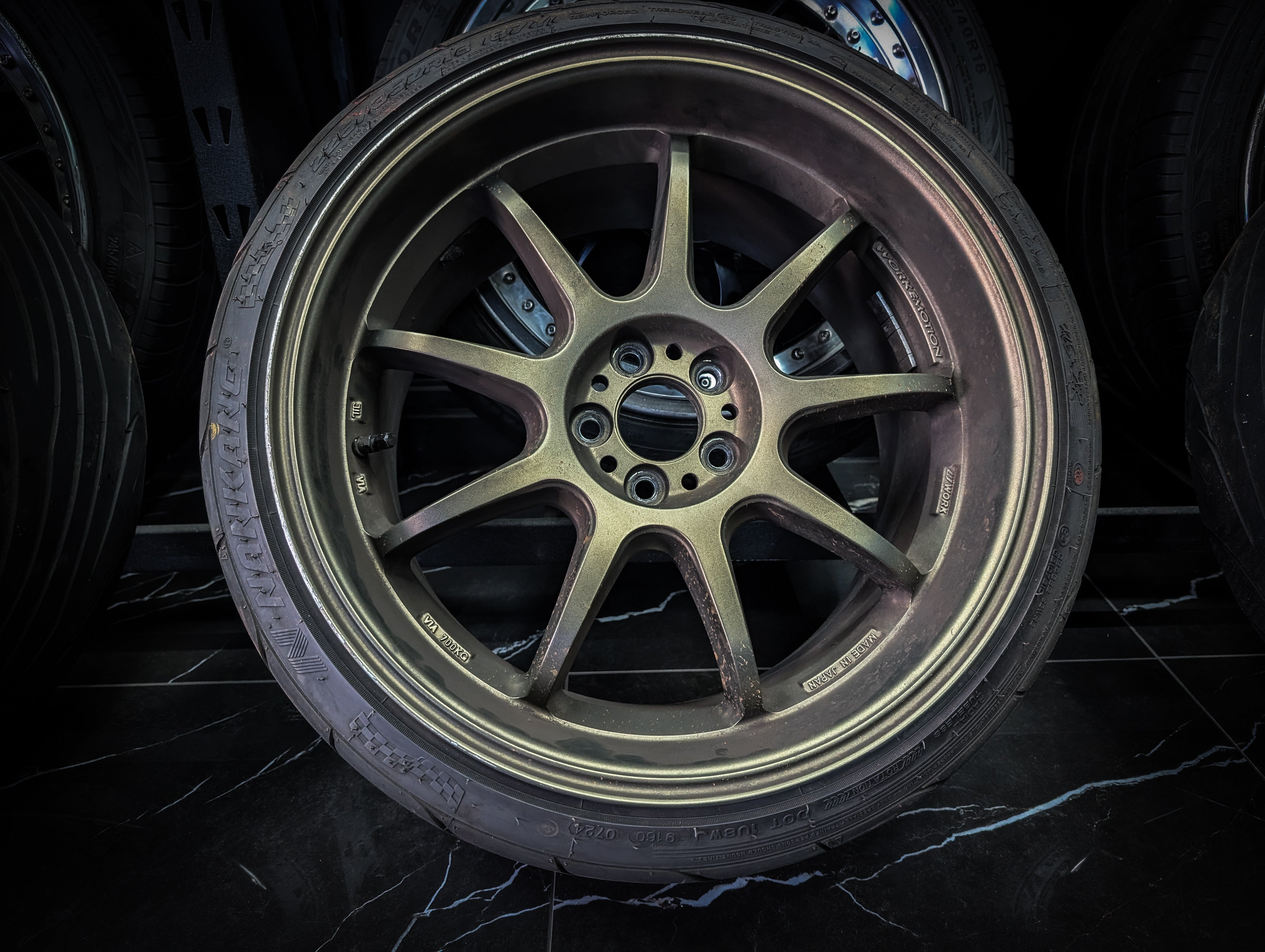 18" WORK EMOTION D9R Bronze Wheels x 4