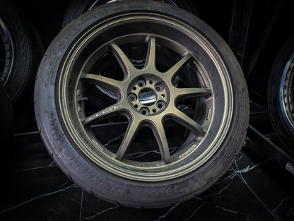18" WORK EMOTION D9R Bronze Wheels x 4