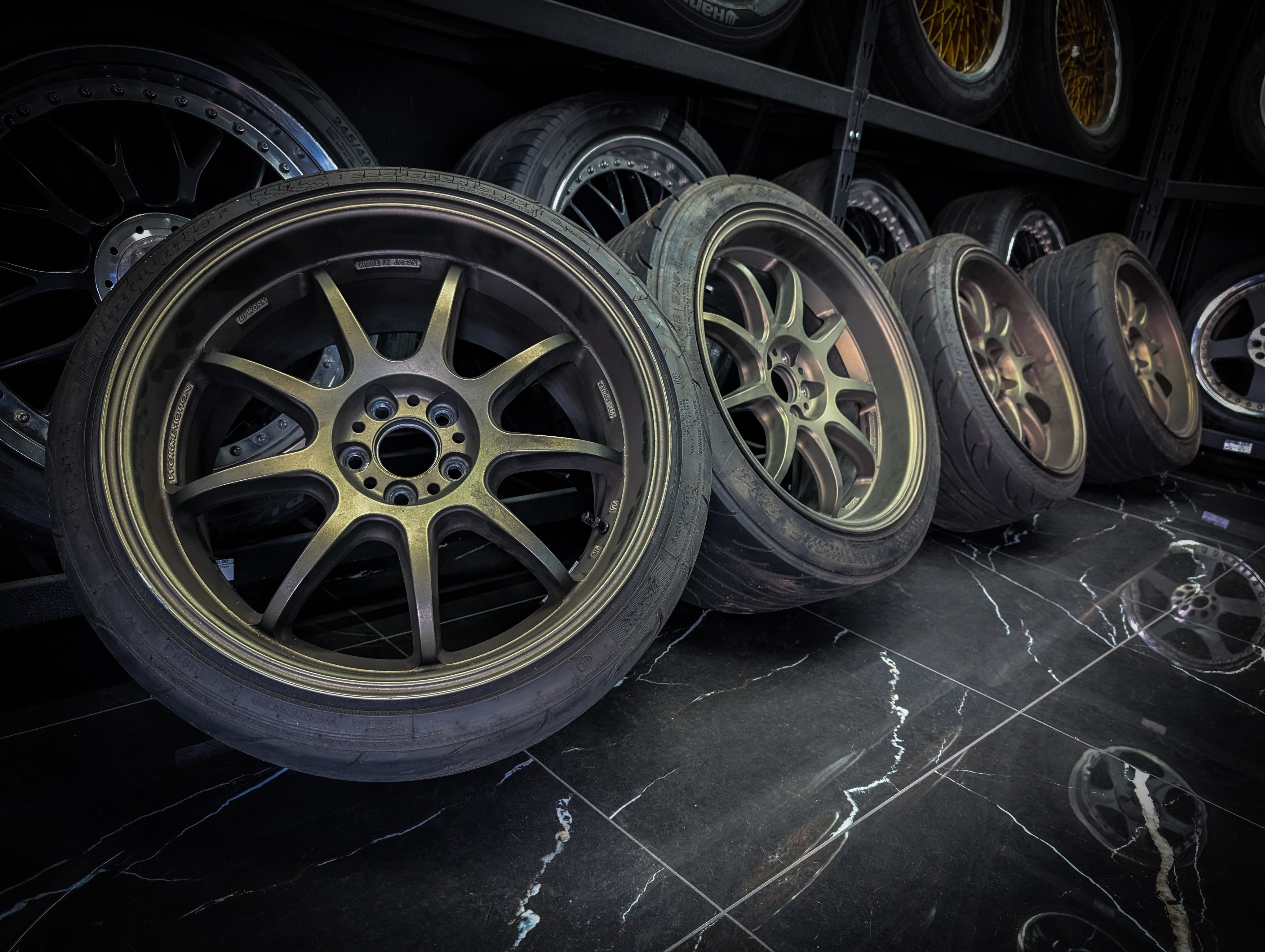 18" WORK EMOTION D9R Bronze Wheels x 4