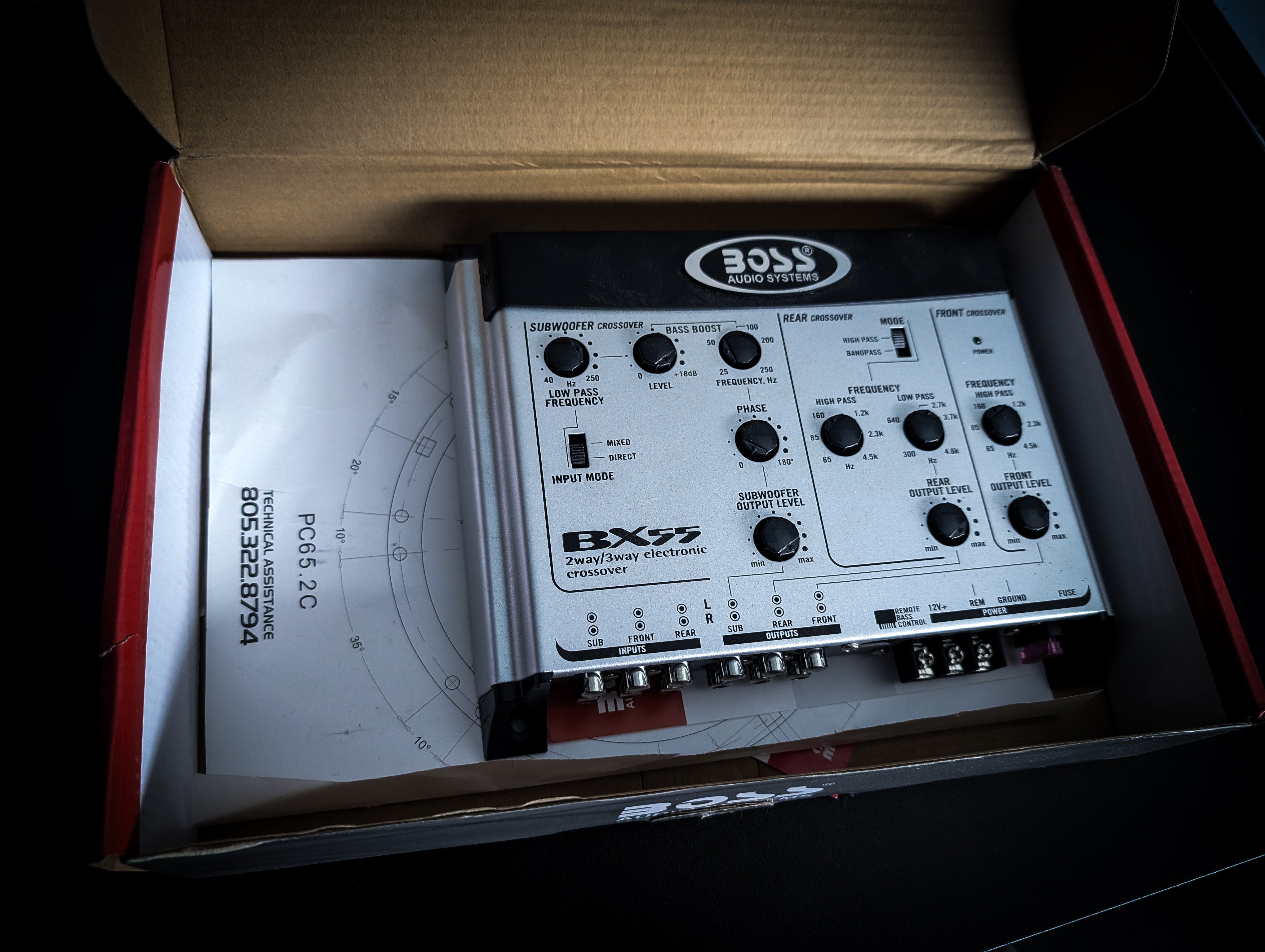 BOSS Electronic 2/3 Way Crossover