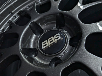 18" BBS HINODEX 2 PIECE Gunmetal Metallic Staggared Wheels x 4