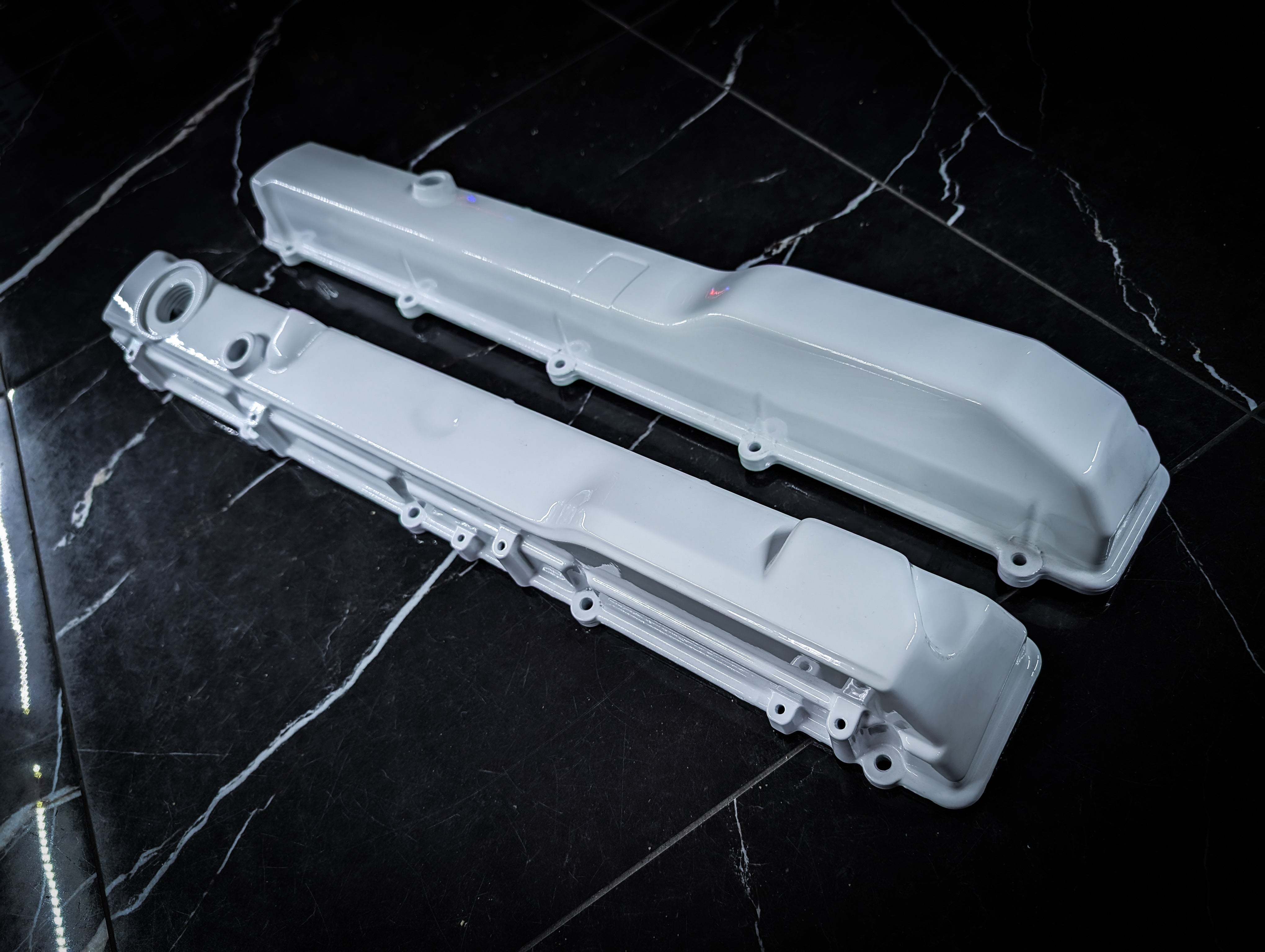 Nissan Skyline R33 RB25DET Gloss White Rocker Engine Covers