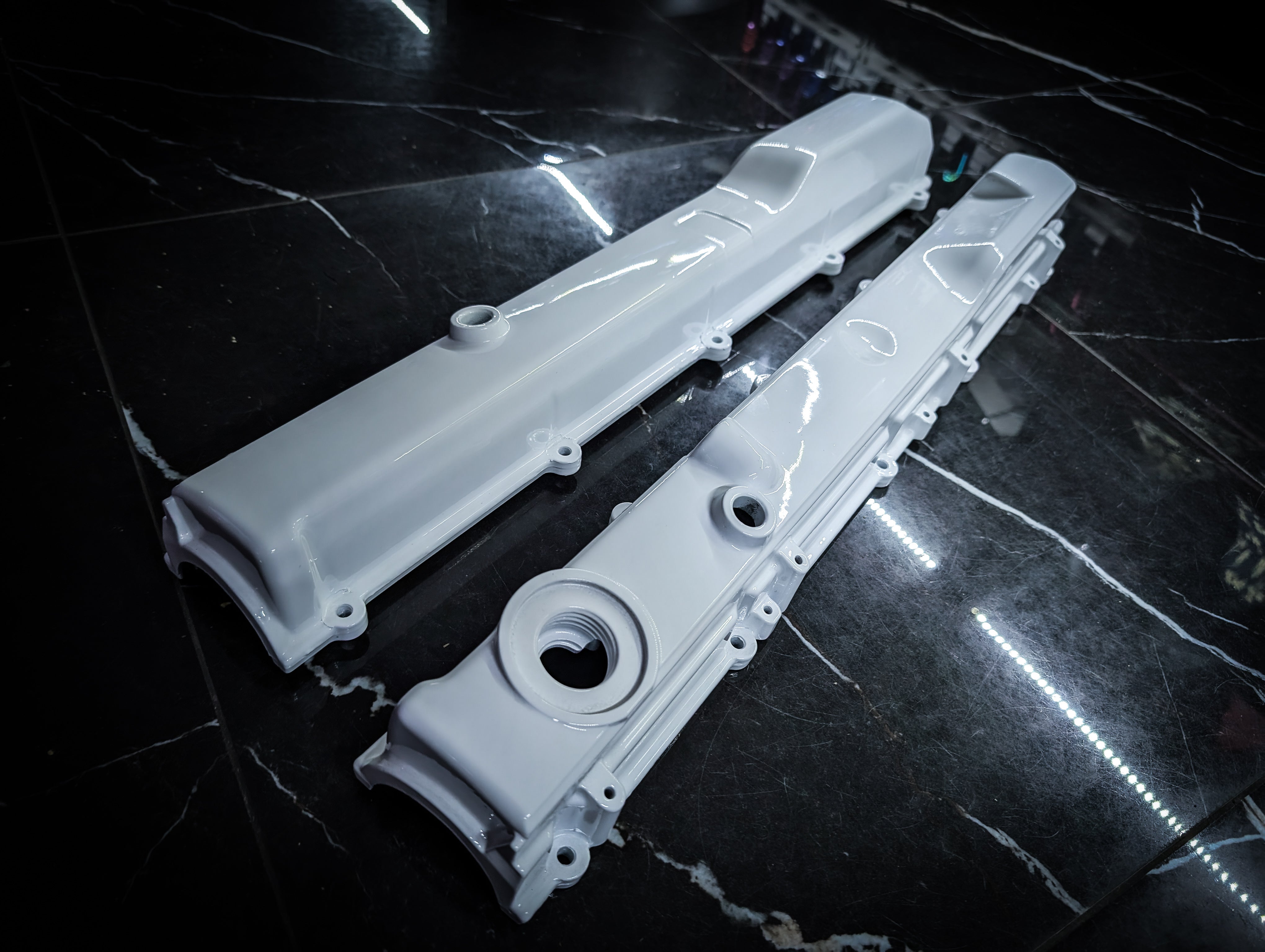 Nissan Skyline R33 RB25DET Gloss White Rocker Engine Covers