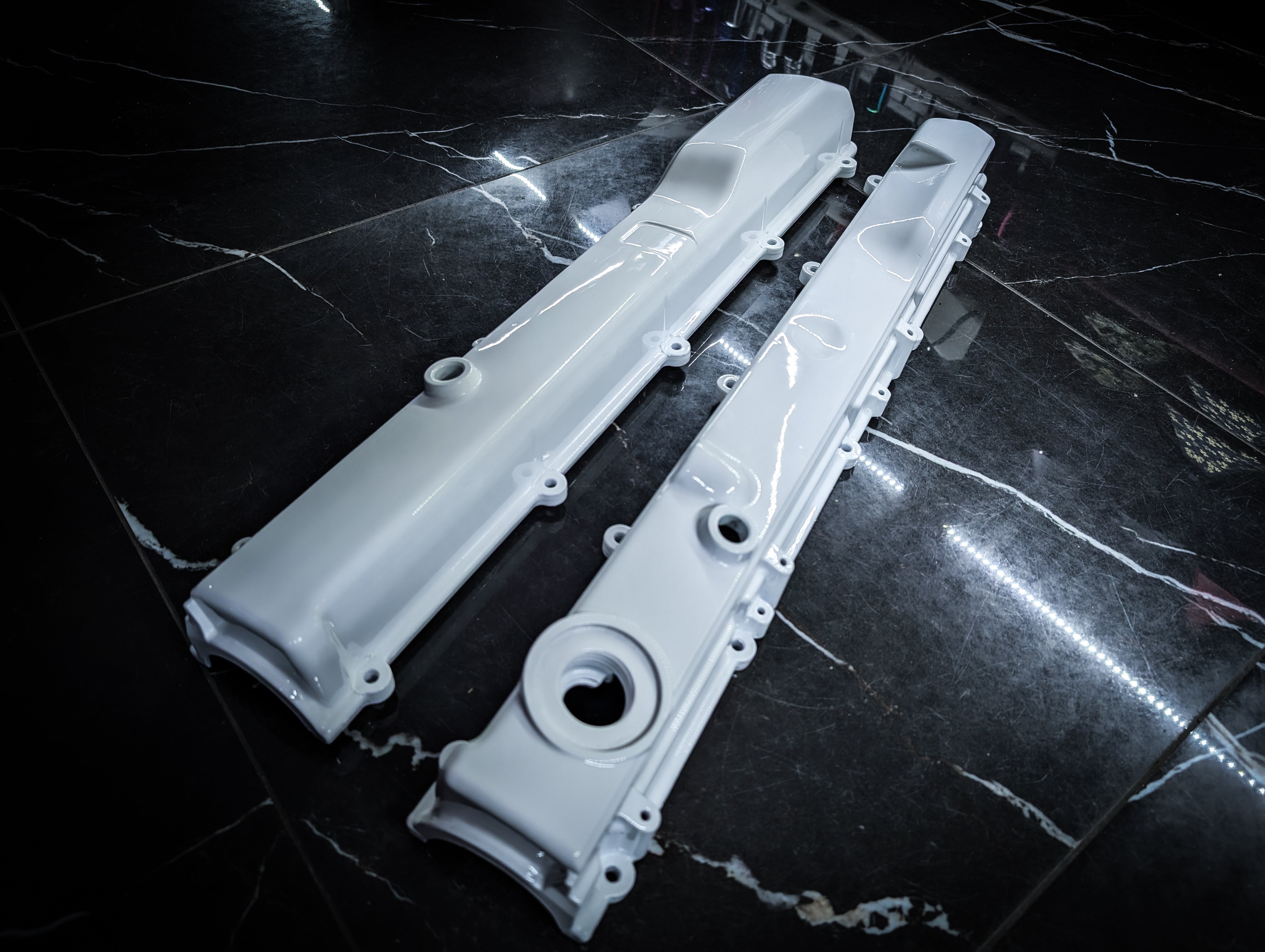 Nissan Skyline R33 RB25DET Gloss White Rocker Engine Covers