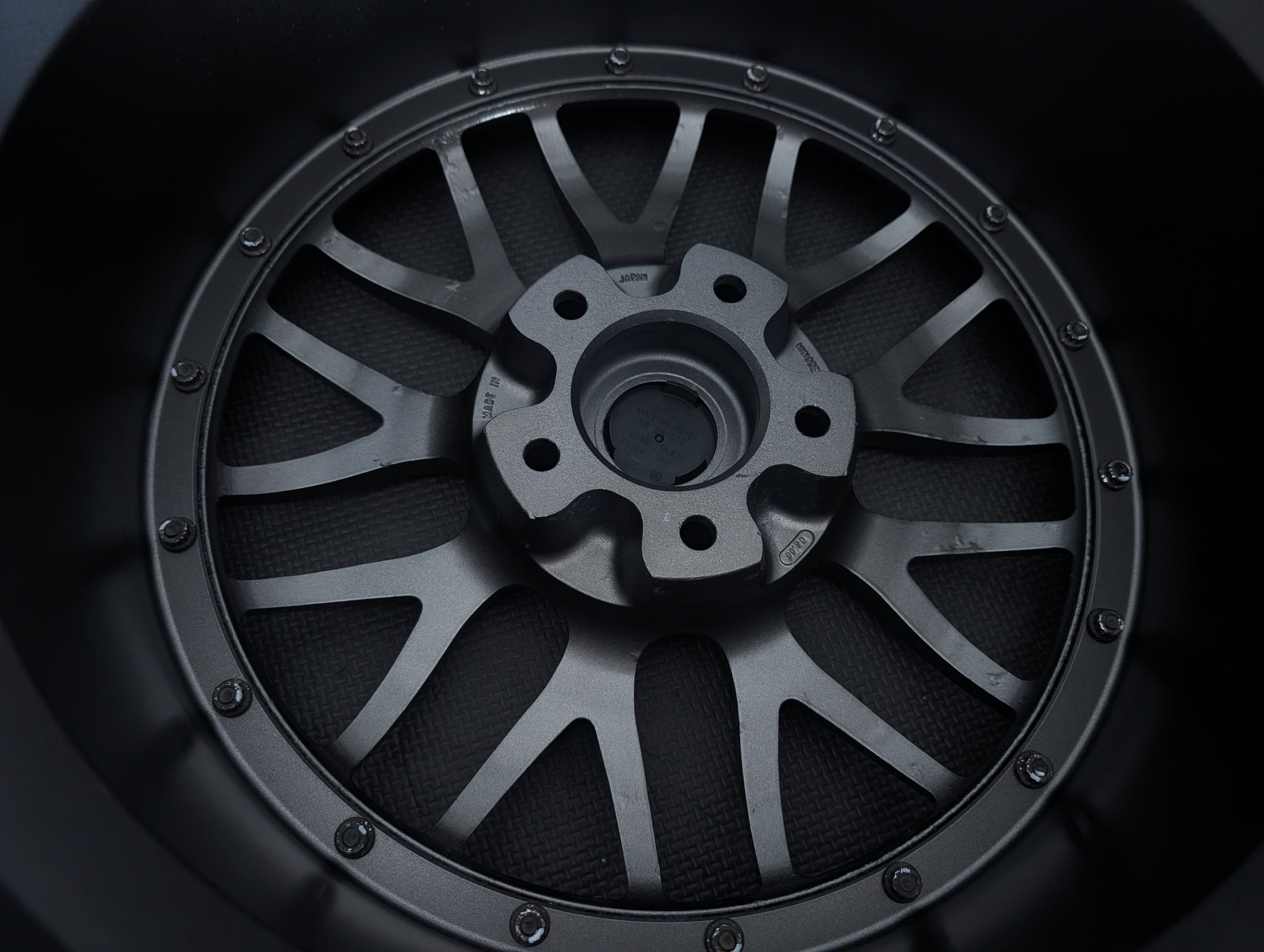 18" BBS HINODEX 2 PIECE Gunmetal Metallic Staggared Wheels x 4