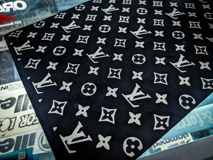 LV Luxury Quarter Window Vinyl Decal Sheet