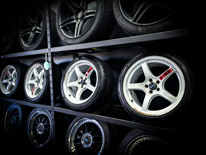 17" Rays Gram Lights 57CR Gloss White Wheels x 4