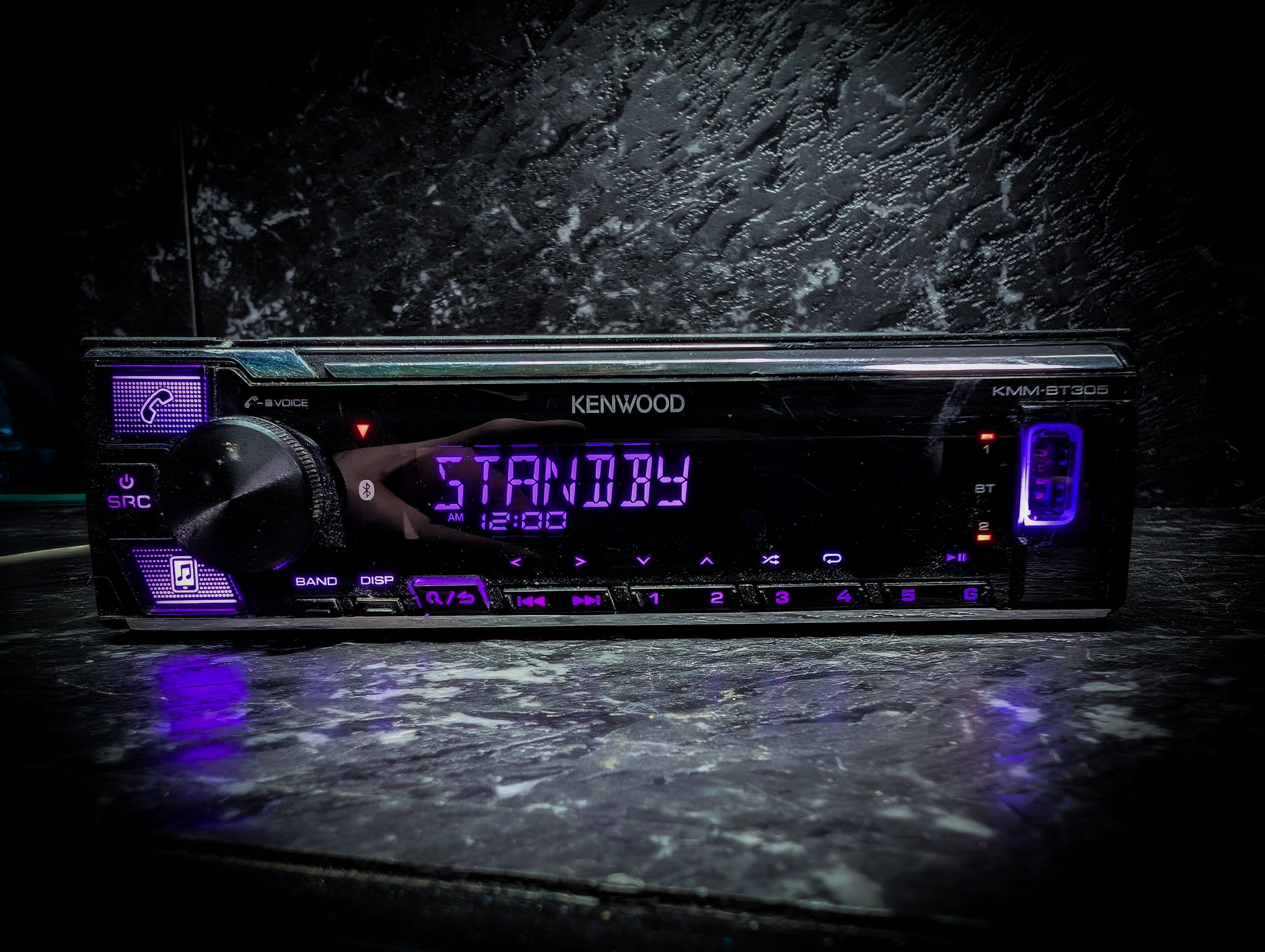 KENWOOD Bluetooth Single Din Car Stereo