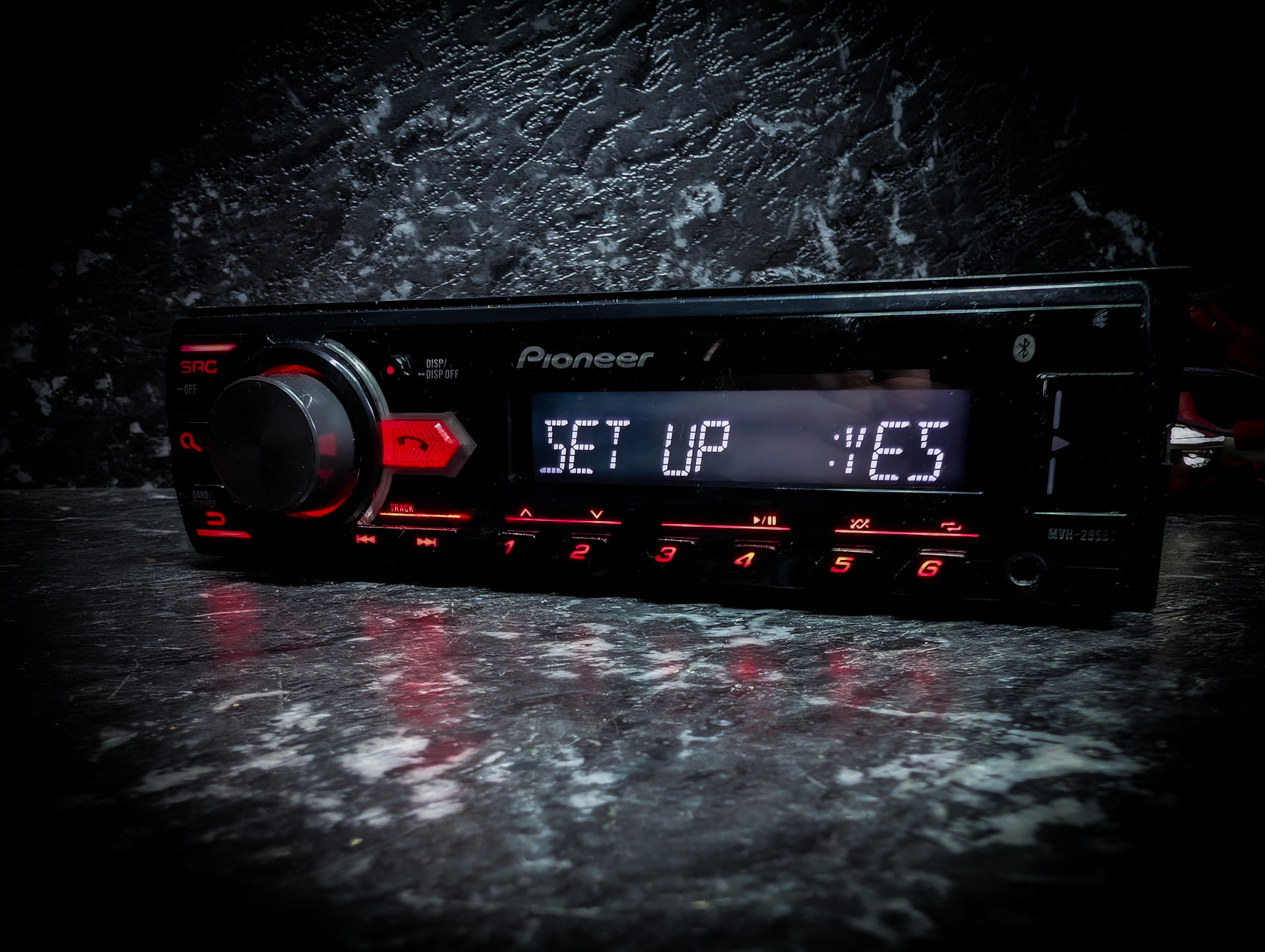 PIONEER Bluetooth Single Din Car Stereo