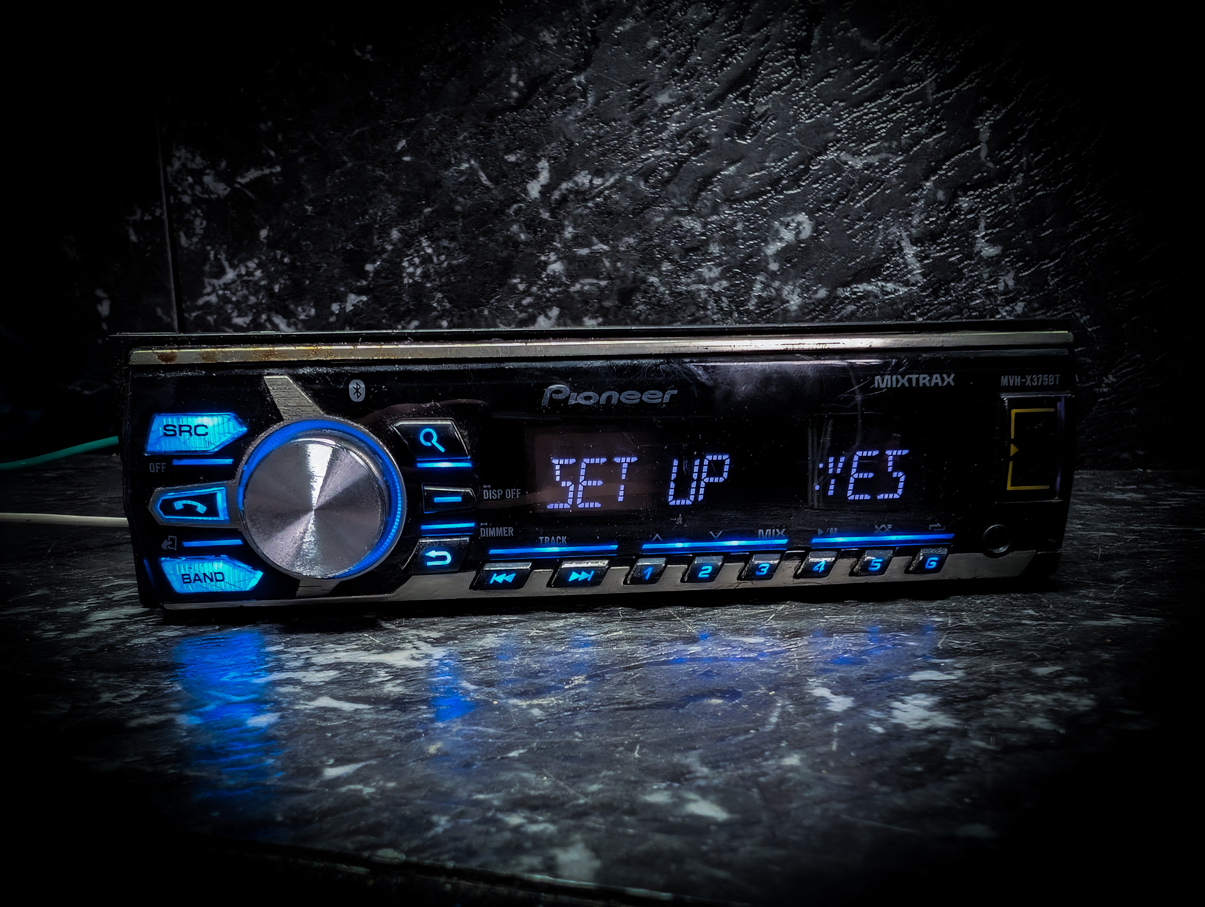 PIONEER Bluetooth Single Din Car Stereo