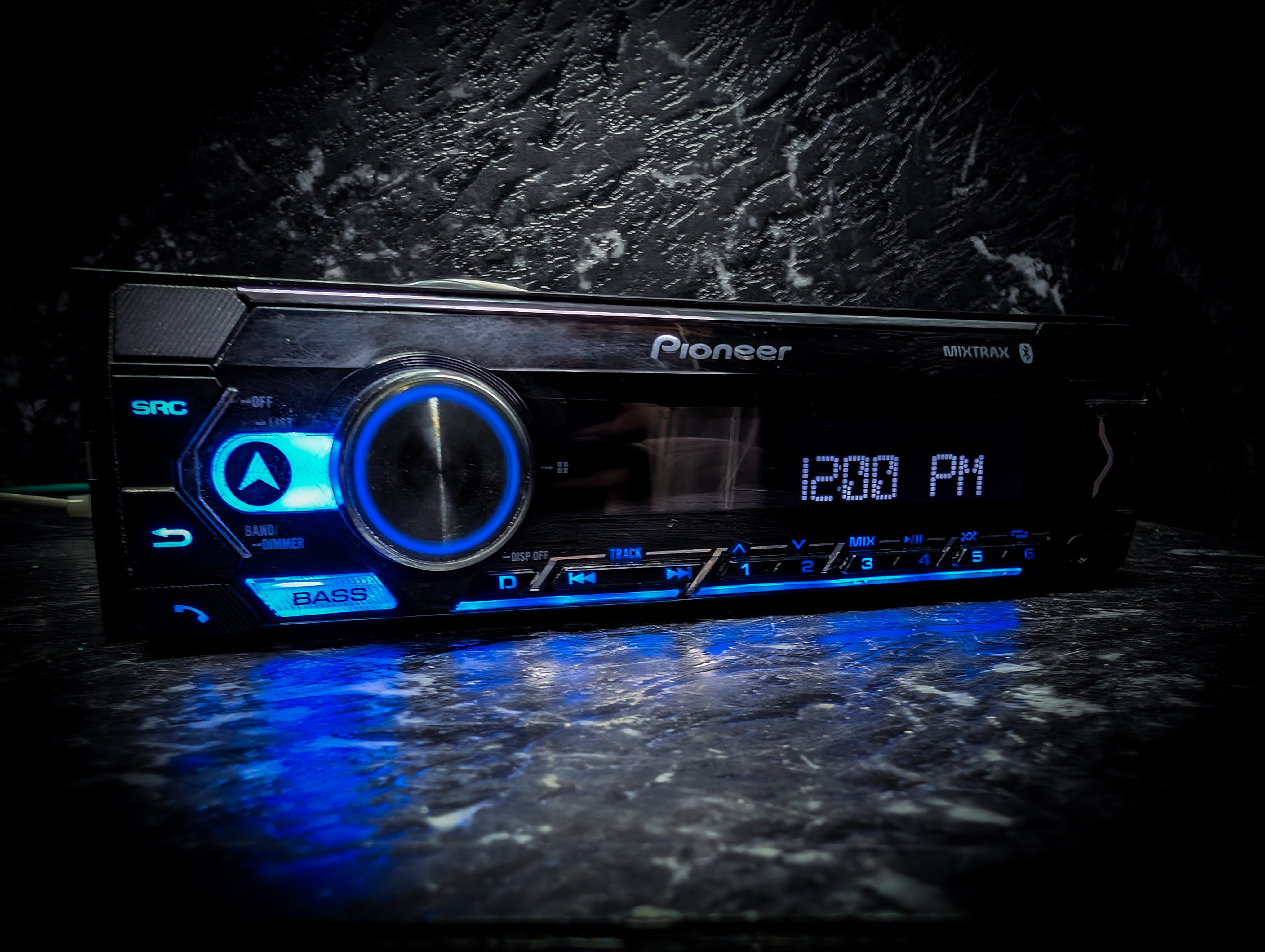 PIONEER Bluetooth Single Din Car Stereo