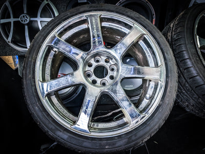 17" WORK Emotion XT7 Chrome Wheels x 4