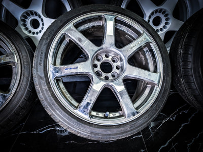17" WORK Emotion XT7 Chrome Wheels x 4