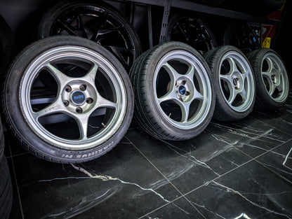 17" ENKEI RP01 Silver Wheels x 4