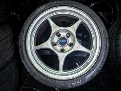 17" ENKEI RP01 Silver Wheels x 4