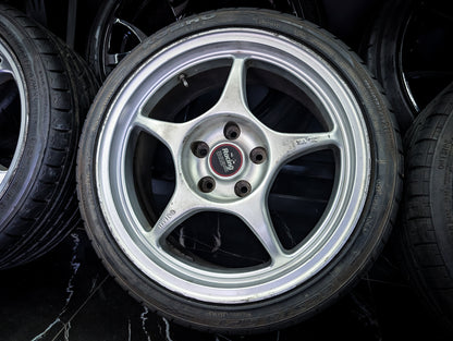 17" ENKEI RP01 Silver Wheels x 4
