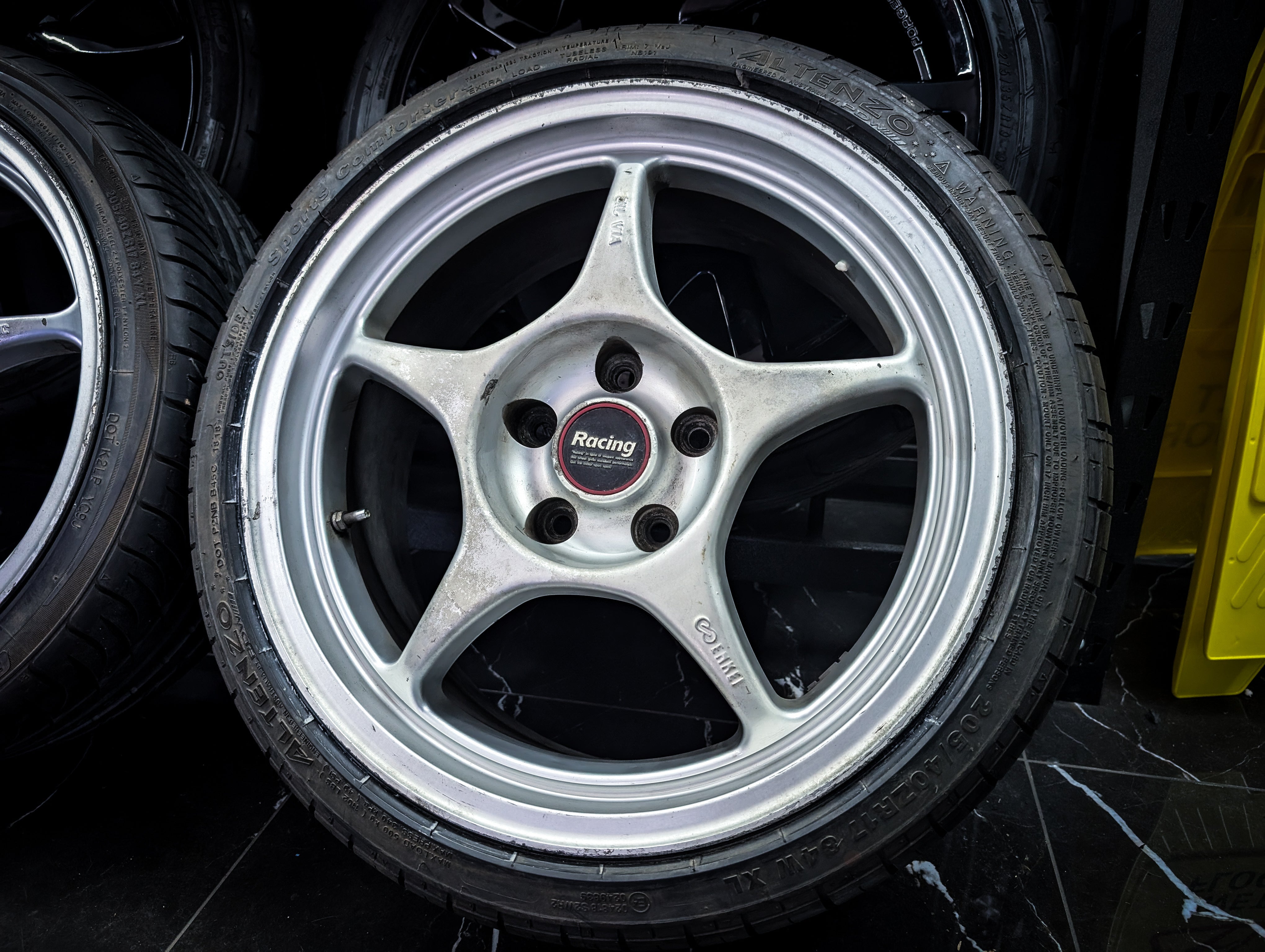 17" ENKEI RP01 Silver Wheels x 4