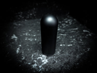 NEW! Anodized Black V3 Weighted Short Thick Grip Rounded Top Manual Gear Knob