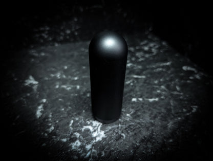 NEW! Anodized Black V3 Weighted Short Thick Grip Rounded Top Manual Gear Knob
