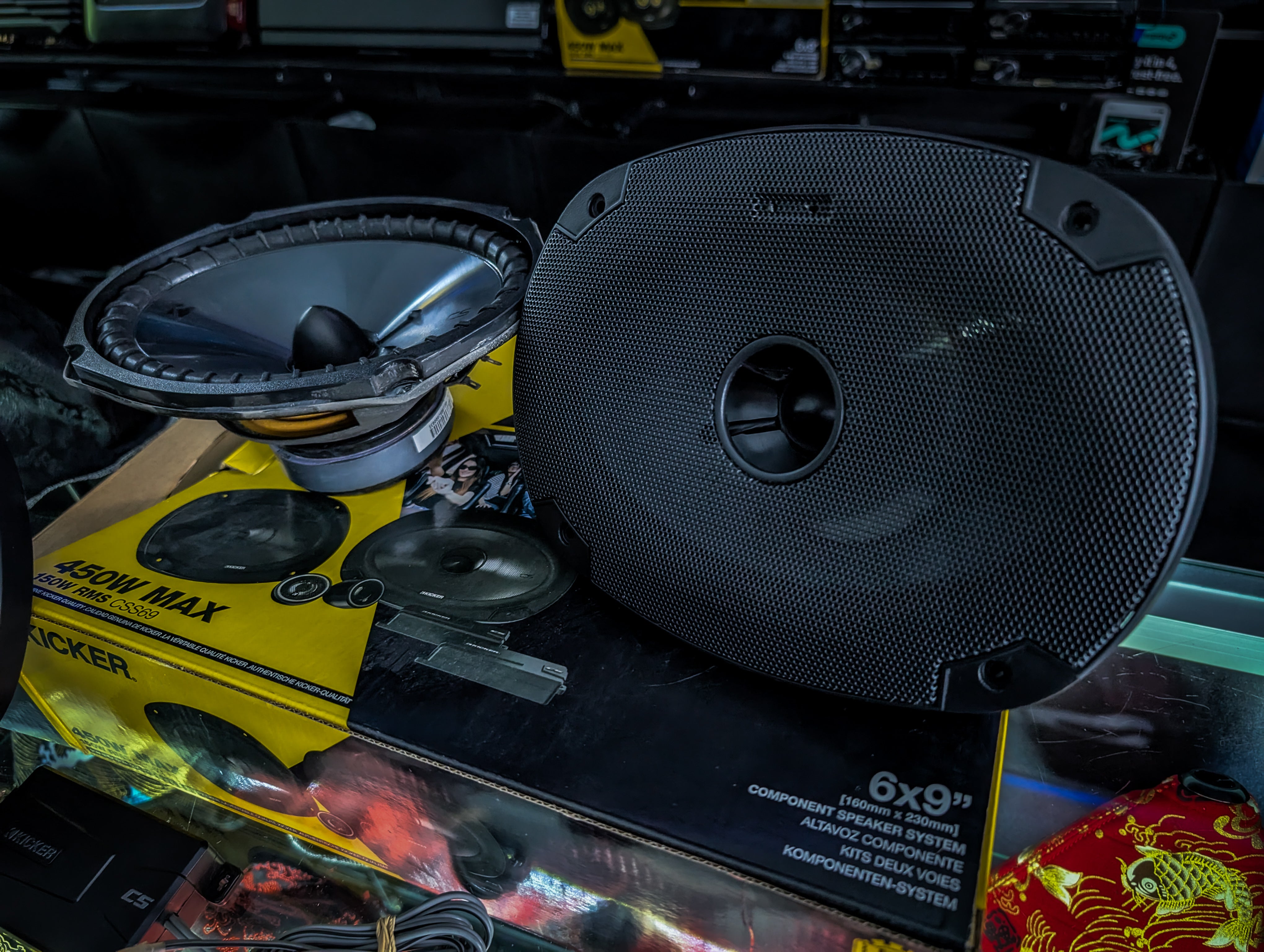 KICKER CS Series 450 watt 6x9" Speakers with Splits and Tweeters