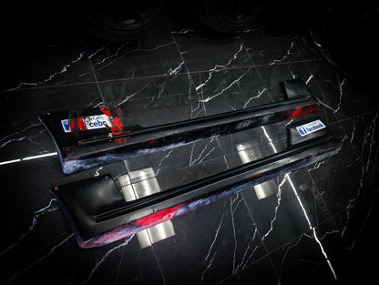 NISSAN R32 Skyline Coupe UNKNOWN Fibreglass Side Skirts