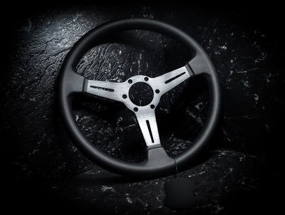 Black Stitch • Leather Standard Steering Wheel