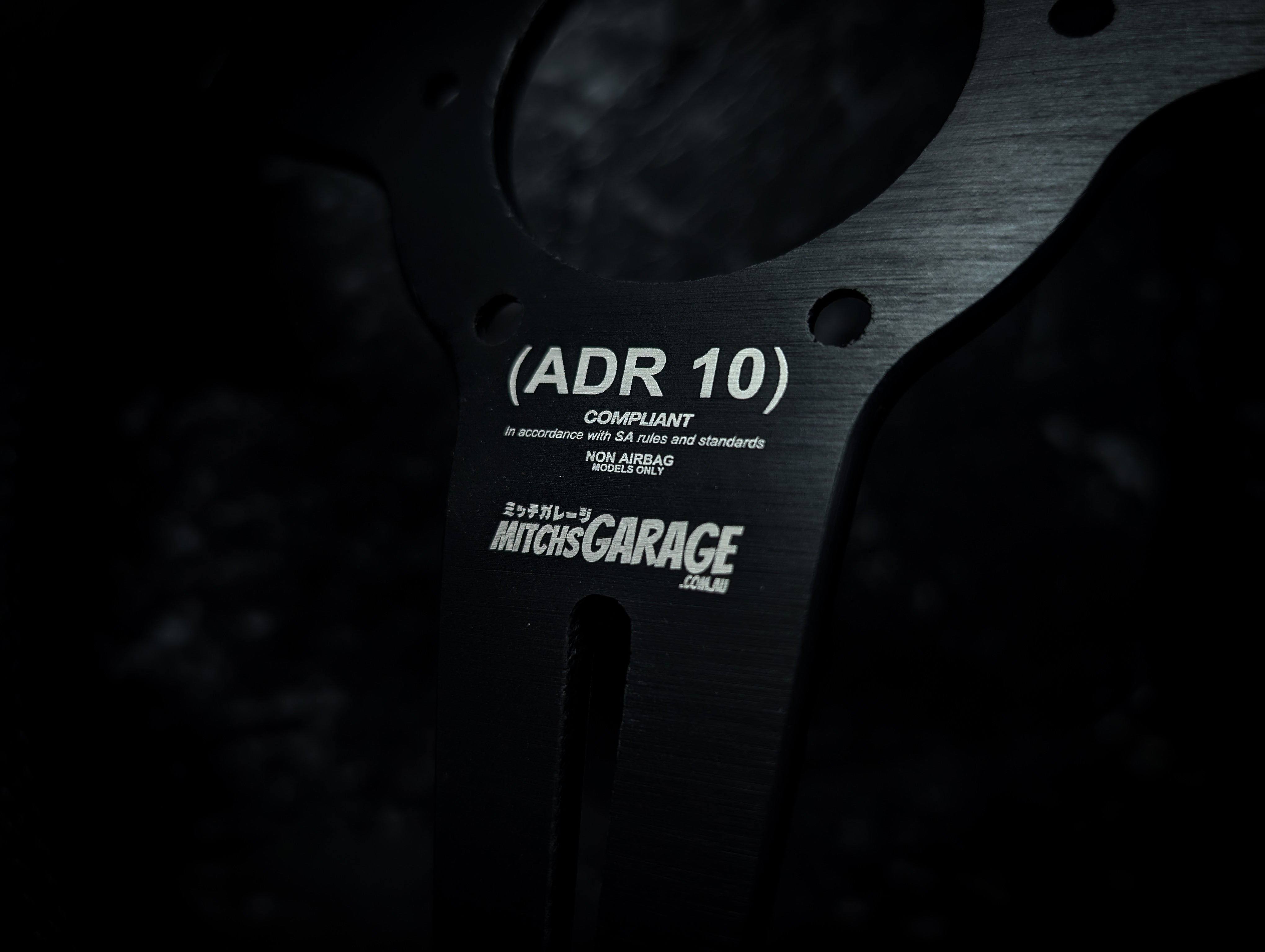 Triple Black Alcantara/Suade Standard Steering Wheel