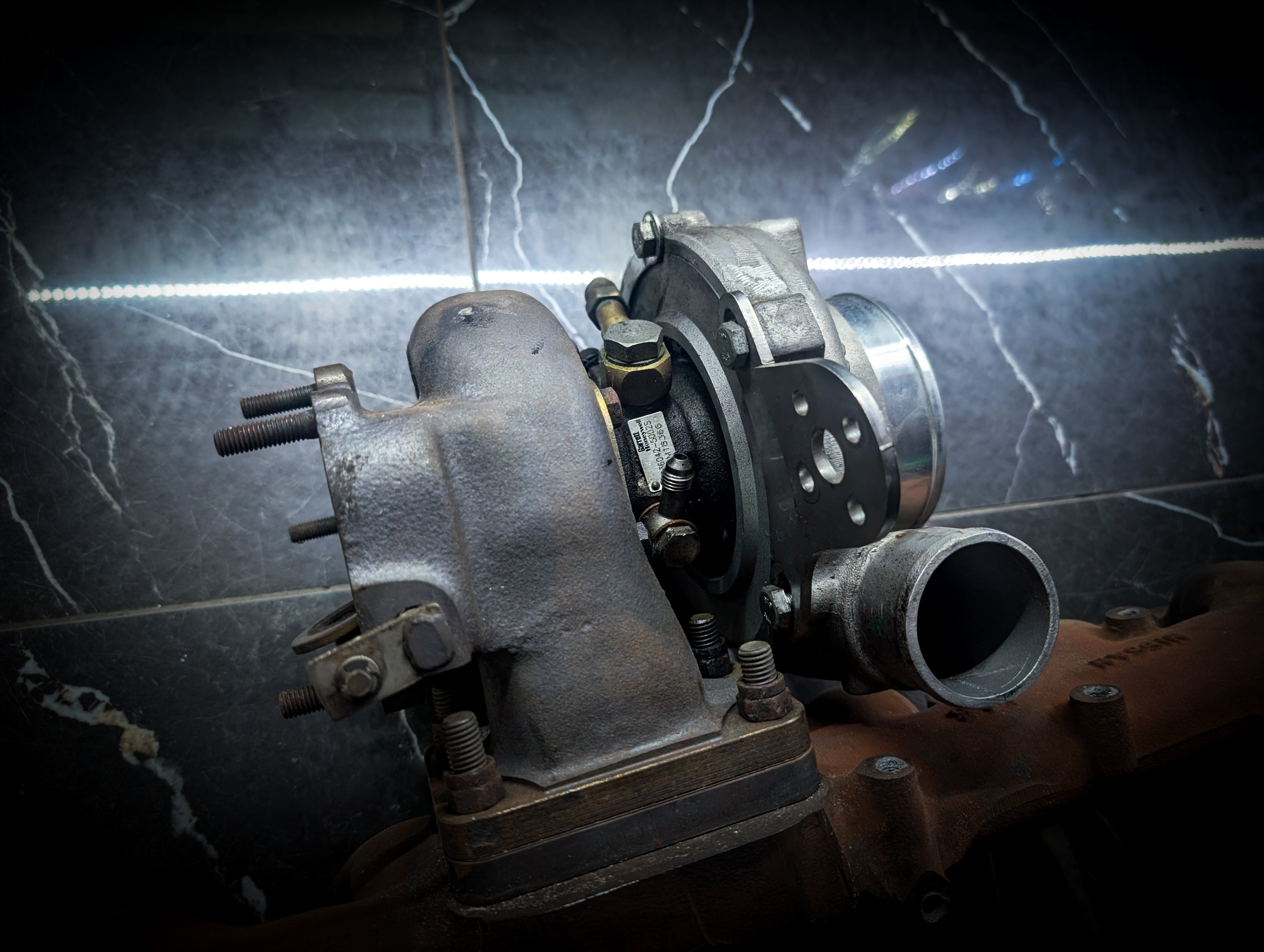 NISSAN RB25DET NEO GARRETT GTX3071R Turbo and Manifold