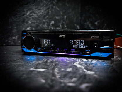 JVC Bluetooth Single Din Car Stereo