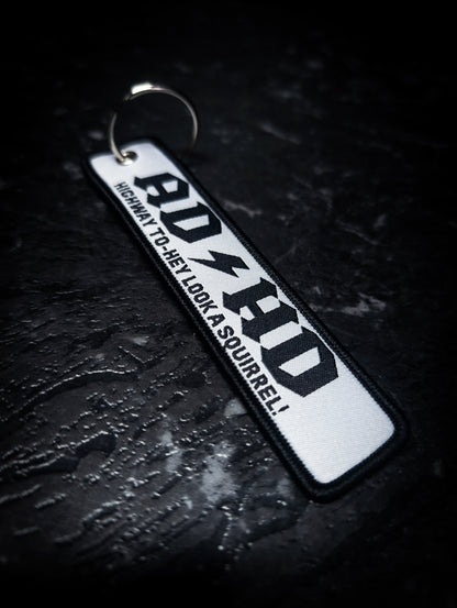 ADHD Silver Key Tag