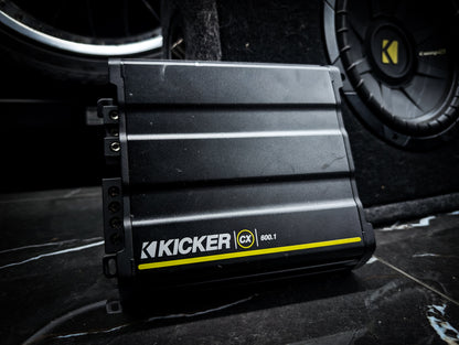 KICKER 10" Slimline 900watt Comp S Series Subwoofer in Original Ported Enclosure + 600 watt RMS Monoblock Amplifier&nbsp;
