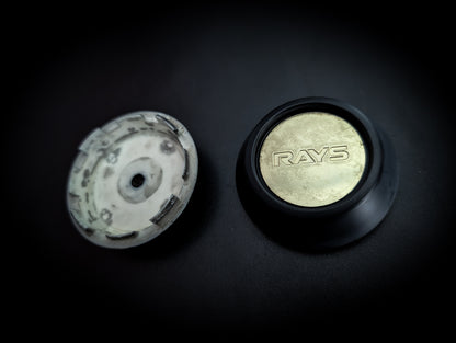 RAYS GRAM LIGHTS 57 PRO Original Centre Caps x 3