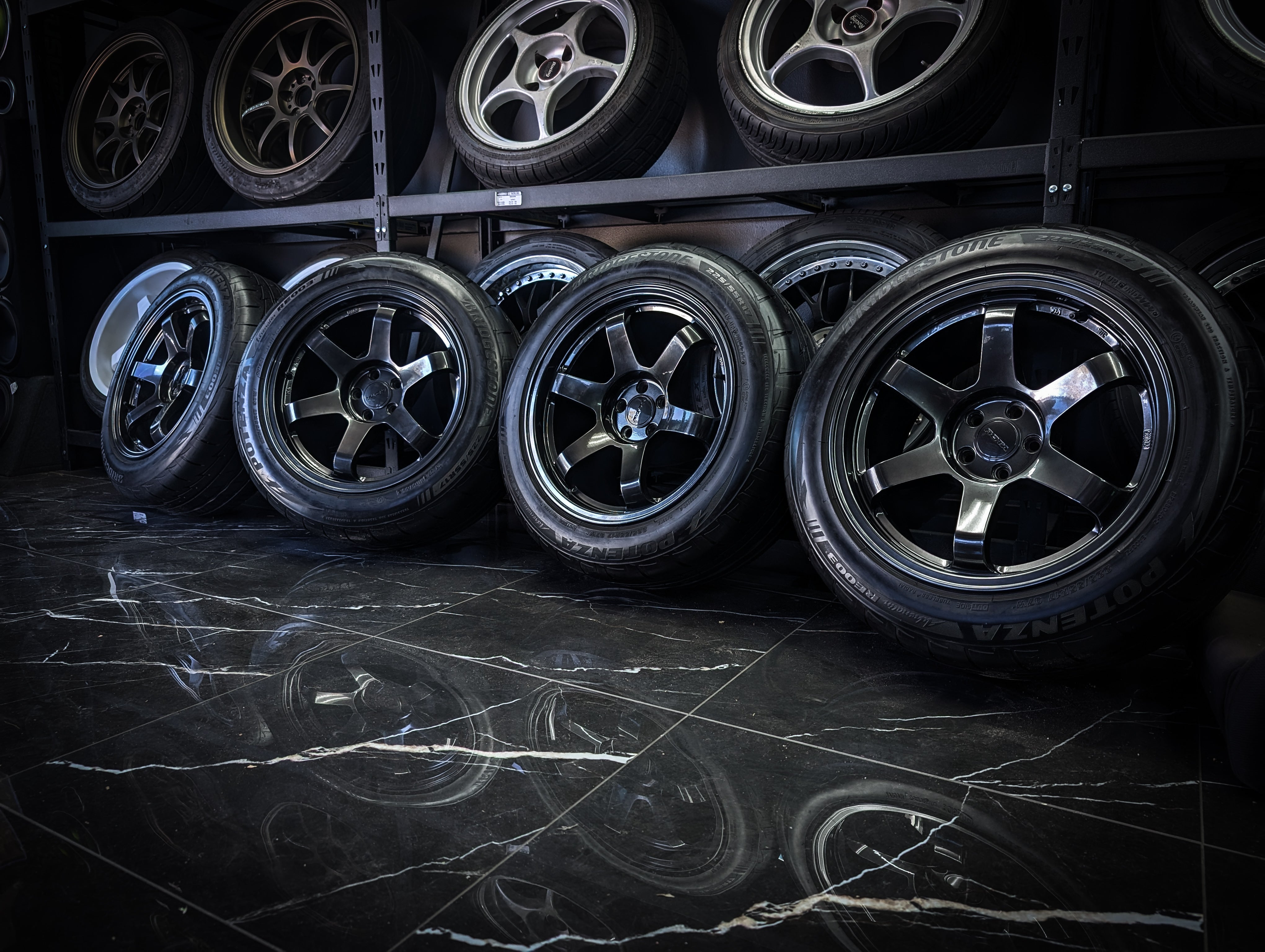 17" ROTA GRID R Gunmetal Wheels x 4