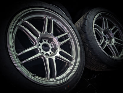 18" AME TRACER TM-03 Gunmetal Wheels x 3