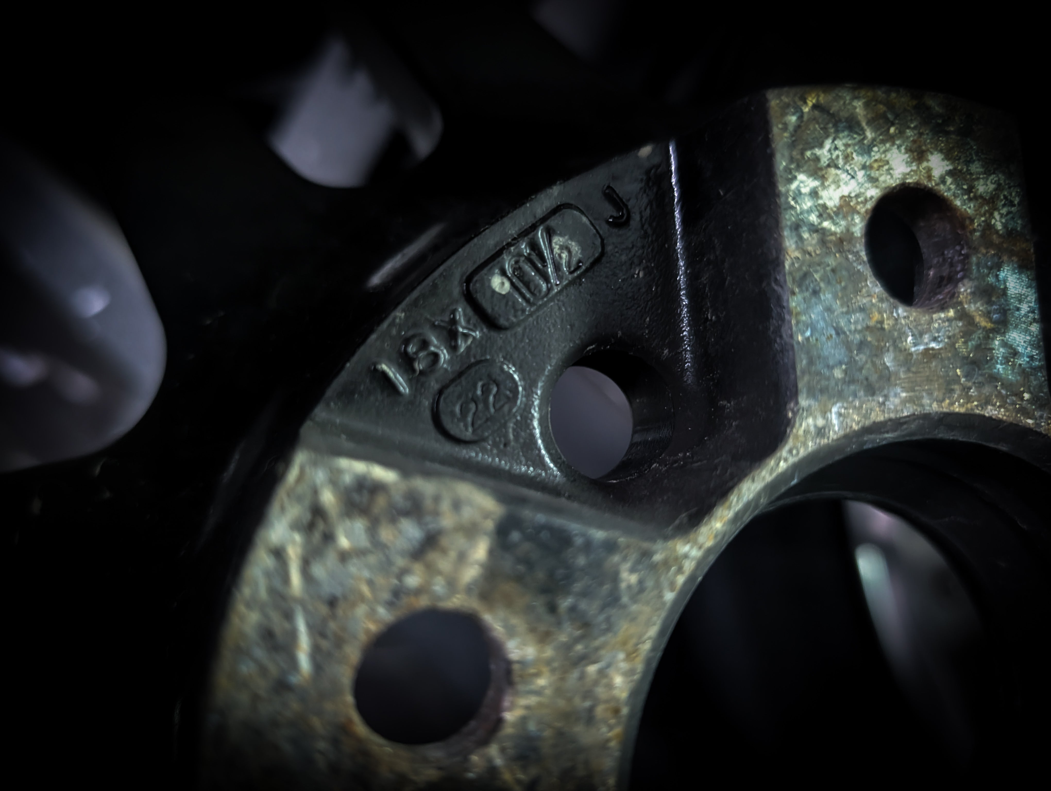 18" AME TRACER TM-03 Gunmetal Wheels x 3