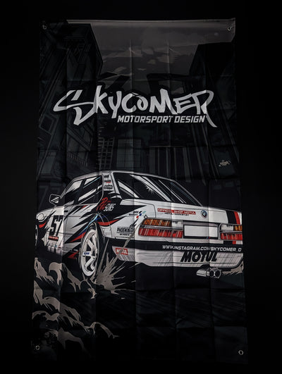 BMW "SKYCOMER Motorsport Design" Workshop Banner Flag