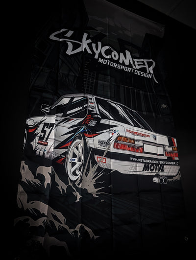 BMW "SKYCOMER Motorsport Design" Workshop Banner Flag