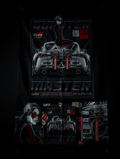 TOYOTA Supra GR MK5 Workshop Banner Flag