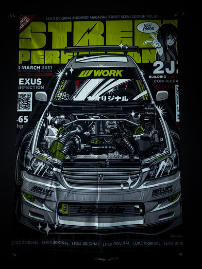 NEW! LEXUS Street Performance 2JZ Workshop Banner Flag