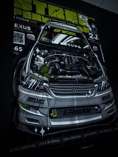 LEXUS Street Performance 2JZ Workshop Banner Flag