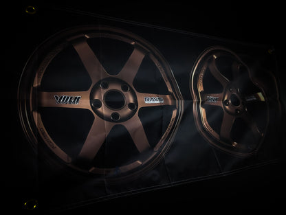 NEW! RAYS TE37 Bronze Wheels Workshop Banner Flag