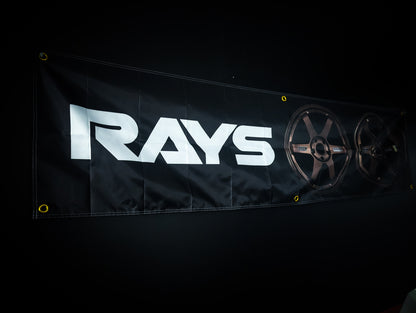NEW! RAYS TE37 Bronze Wheels Workshop Banner Flag