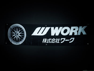 WORK WHEELS Meister M1 Workshop Banner Flag