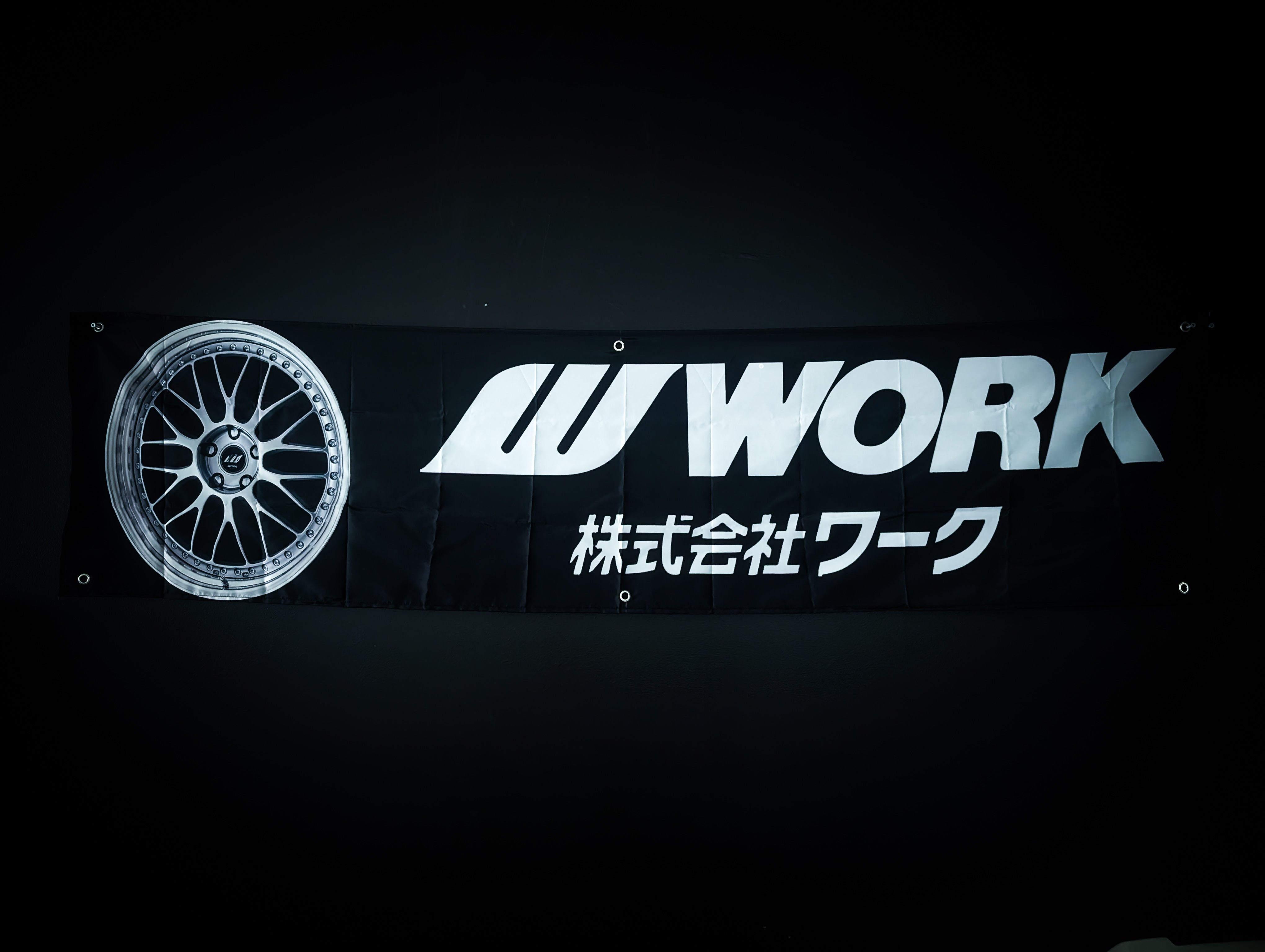 NEW! WORK WHEELS Meister M1 Workshop Banner Flag