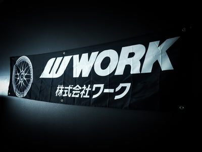 WORK WHEELS Meister M1 Workshop Banner Flag